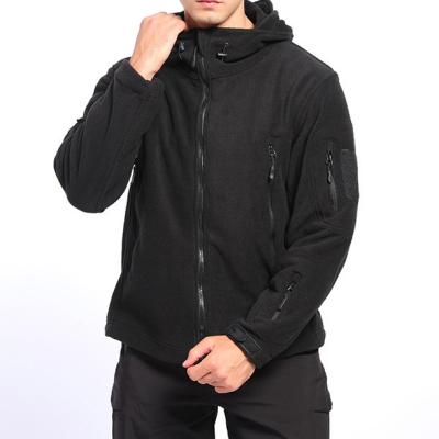 China Breathable Customized Hooded Warm Outdoor Jacket Waterproof Quick Dry Outdoor Mens Zipper Jacket for sale