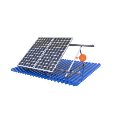 China & AL6005-T5; SUS 304 & A2-70 Bolt Triangle High Quality Aluminum Roof Mounting Structure Home Solar System for sale