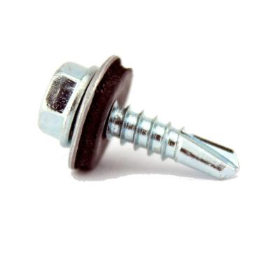 China HEX Building Capping Tornillos Hex Drilling Screws Rubber Washers Hex Head Self Tek Screws for sale