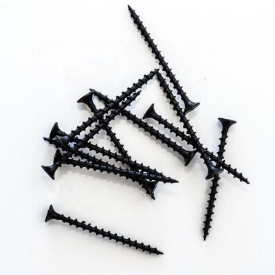 China Pan High Quality Thread Drywall Screw Manufacturer Supply Bugle Head Black Fine Gypsum Board Screw Drywall Screw for sale