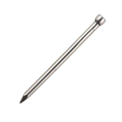 China Q1951.6X25 Headless Lost Colorful Headless Head Nails Panel Hot Dip Galvanized Pin Ring Leg Spike Spike Nails Stainless Steel for sale