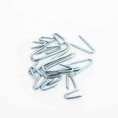 China NO UK Galvanized Fence Staples 40mm x 4.0mm Bag 1kg Cheaper Price From Tianjin, China Factory for sale