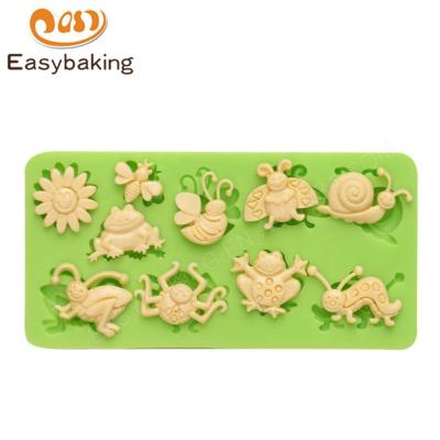 China Viable Wholesale Silicone Animals Molds Insect Series Decoration for sale