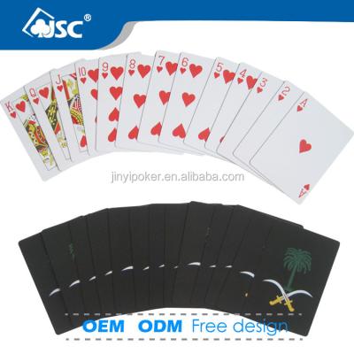 China 100% New Custom High Quality Plastic Plastic Eco-friendly Playing Cards for sale