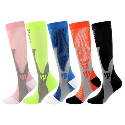 China Breathable Outdoor Printed Soccer Socks For Men And Women Sport Socks Cycling Pressure Socks for sale