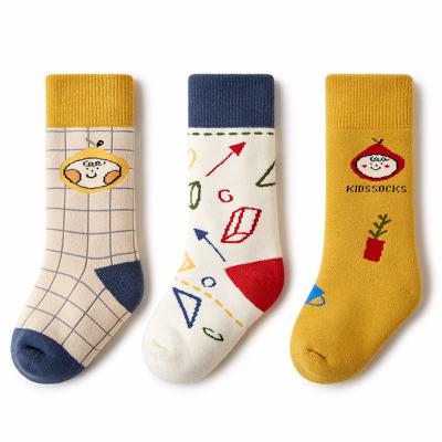 China Antibacterial Wholesale Custom Thickened Long Warm Terry Socks Children Socks Kids Socks for sale