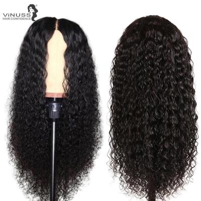 China Deep Curly 13x6 Lace Front Human Hair Wigs For Color Women Pre Plucked Frontal Brazilian Remy Hair High Denisy Hairline Wig for sale