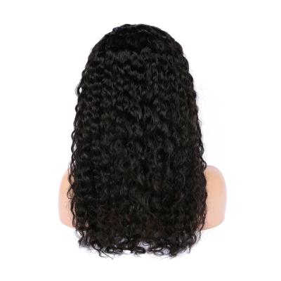 China Full Lace Wig 10A Virgin Human Hair Cap Full Lace Wigs Brazilian 150 Density Deep Wave Breathable Deep Wave With Baby Hair for sale