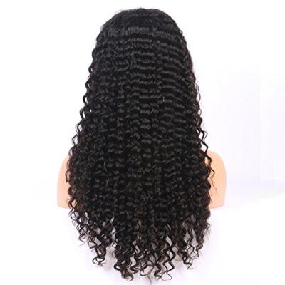 China VINUSS 360 Curly Curly Hair Wigs For Women gs 360 Lace Headband Curly Curly Ponytail Hair 100% Transparent Wig for sale