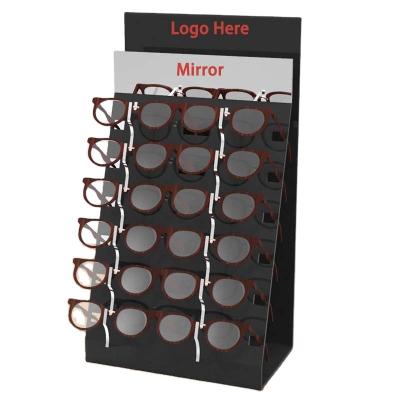 China Display Acrylic Customized With Mirror Glasses Rack Sunglass Display Rack Counter for sale