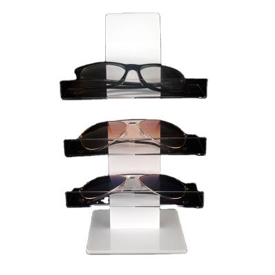 China Display Customized Acrylic Glasses Rack Sun Display Counter Glass Rack for sale