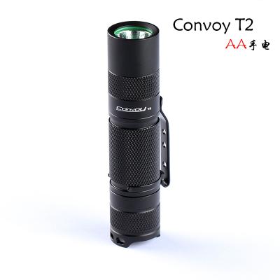 China Convoy Light T2 with CREE xpg2 Mini Flashlight Power by AA battery or 14500 battery for sale