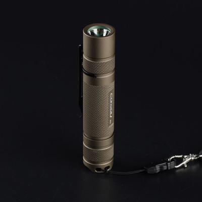 China Lightweight Convoy S2+ Flashlight XPL HI Led Torch Biscotti AR-Coated Glass Firmware In Desert Tan Color for sale