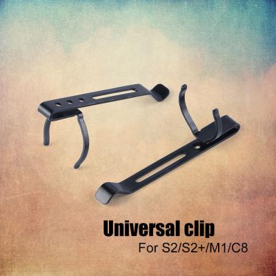 China Convoy Universal Steel Flashlight Clip for S2/S2+/M1/C8 Mini Body Clip Flashlight Accessories for sale