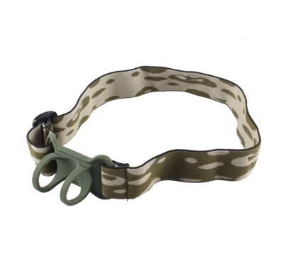 China Flashlight Elastic Nylon Material Headband For 22-30mm Flashlight for sale