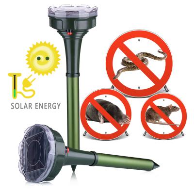 China 2019 New Viable Outdoor Vibration Solar Powered Snake Mole Reflector Animal Gopher And Vole Hunter Repellent for sale