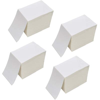 China Waterproof Permanent Adhesive White Computer Perforated Thermal Label Paper Direct For Shipping for sale