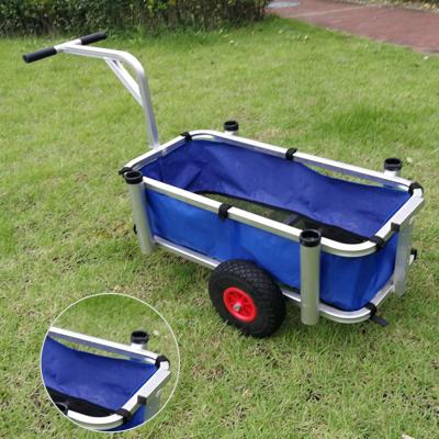 China Practica Multifunctional Practical Aluminum Beach Trolley Large Capacity Beach Trolley Popular Easy-carry for sale