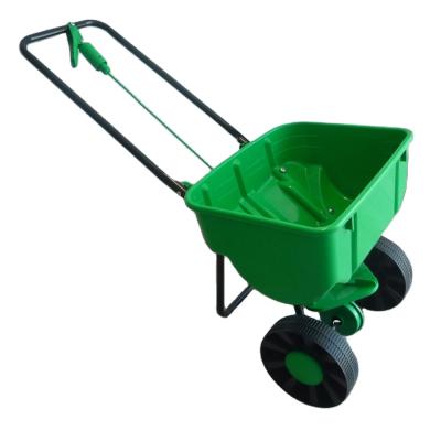 China Garden Work Garden Fertilizer Spreader Tow-Behind Hand Held Fertilizer Spreader Seed Spreader for sale