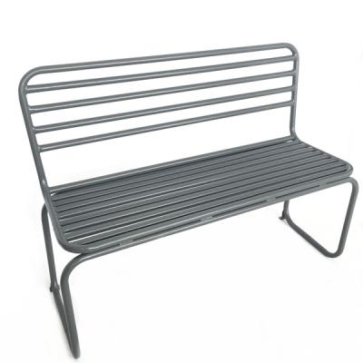 China Waterproof Simple Industrial Street Metal Garden Bench Waterproof Park Bench for sale