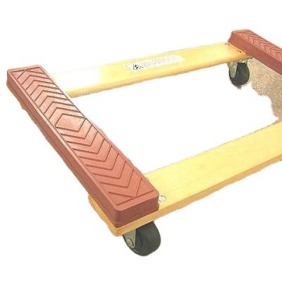 China Durable Four Wheel Heavy Duty Wooden Trolley Wooden Cart Mobile Platform Wheel Cart for sale