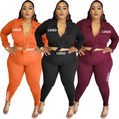 China Breathable Custom LOGO plus size woman clothing plus size women clothing fall 2021 plus size women clothing for sale