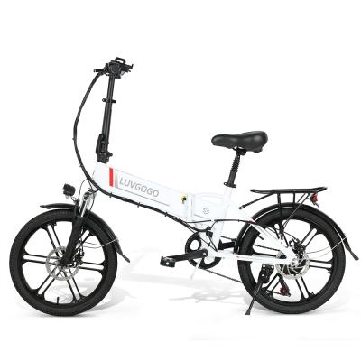 China Max Motor Aluminum Alloy 48V 350W 20inch Lithium Battery Power Foldable Time Frame ebike Hub Charging Electric Bicycle for sale