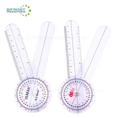 China Custom PVC S-Size Plastic Ruler Medical Manual Goniometer for sale