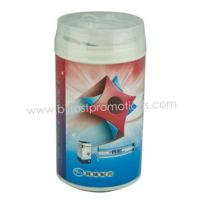 China Wet cleaning rags in plastic dispenser ring box for sale