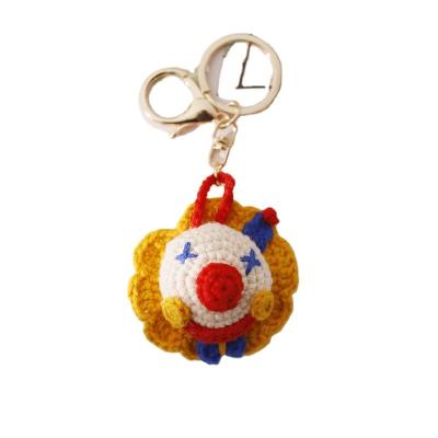 China Wool Cartoon Joker Handwoven Doll Exquisite Woolen Crochet Weaving Small Pendant for sale