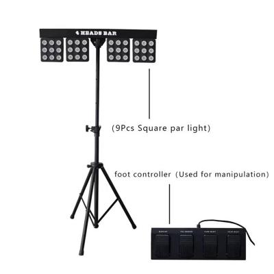 China Wedding Combine Effect Stage Lights Derby +par can +strobe +laser 4in1 led par light for wedding party stage for sale