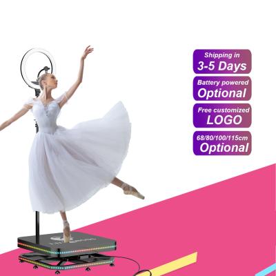 China Wireless 360 Degree Auto Rotating Selfie Event/Portable Photo Booth Party/Conference/Festival Video Camera Wedding Business Photobooth for sale