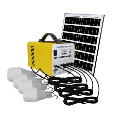 China 12V household solar power generation system solar energy storage device battery 12v12ah home power generation for sale