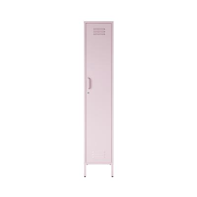 China (Hight)Adjustable Showcase Living Room Cabinet Single Door Wardrobe Modern Living Room Furniture for sale