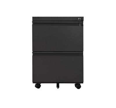 China (Size) Amazon Adjustable Sales Moving Storage Desk Drop Box Cheap Packing 2 Drawers A4 Folder Metal Steel Cabinet Movable Pedestal for sale