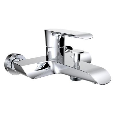 China HIMARK Sliding Bar Bathroom Shower Mixer Tap Chrome Plating Bath Faucet Ducha Grifo Chuveiro Misturador Torneira And Shower Mixer Taps for sale