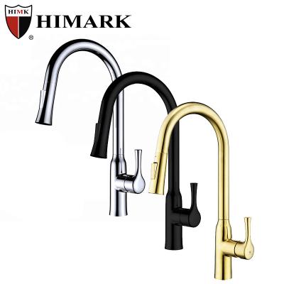 China OEM Thermostatic Factory Faucets HIAMRK Single Handle Kitchens Taps Gold Kitchen Faucet for sale