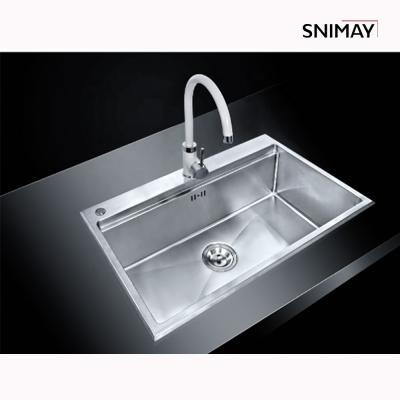 China With Faucet Snimay Stainless Steel Sink Bowl Single Bowl Stainless Steel Kitchen Sink for sale