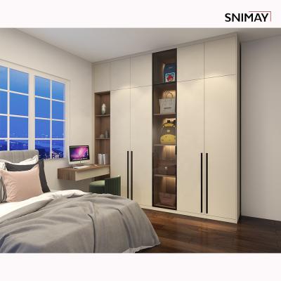 China Adjustable Wardrobe Furniture Well Designed Wardrobe Closet Glass Doors(Others) for sale