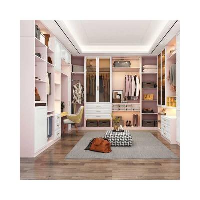 China (Height)Adjustable Bedroom Wooden Wardrobe Built In Wardrobe Wooden Wardrobe Closet for sale