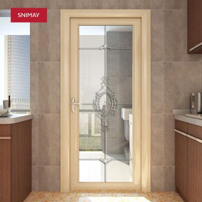 China Factory Wholesale Price Waterproof Tempered Glass Bathroom Door for sale