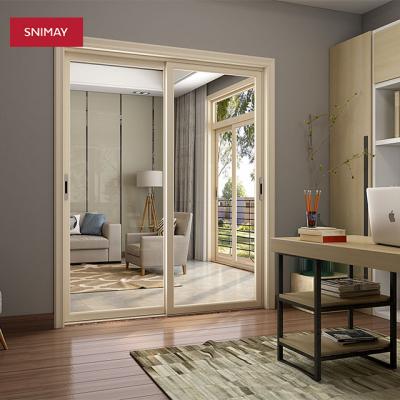 China China Export Energy Saving Aluminum Glaze Sliding Door Patio Partition Double Door for sale