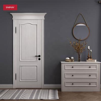 China Best Solid Wood Eco-friendly Modern Interior Doors For Home Simple Design Wood Door for sale