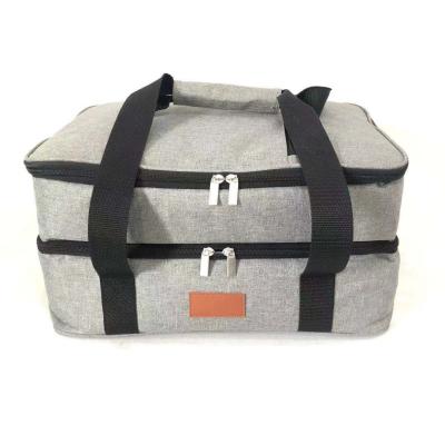 China Picnic Lunch Bag Outdoor Lunch Cooler Travel Bag For Cold Or Hot Food For Picnic for sale