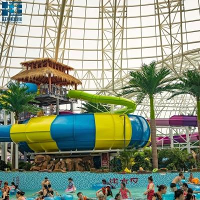 China Hot Galvanized Water Playground Slide Fiberglass Water Park Water Park Play Equipment For Sale for sale