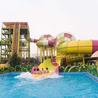 China Wholesale Fiberglass Water Slides Beautiful Aqua Park Slide for sale