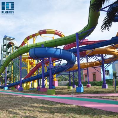 China High Quality Teenager/Family Fiberglass Waterslide Adult Water Big Slide Tubes For Sale for sale