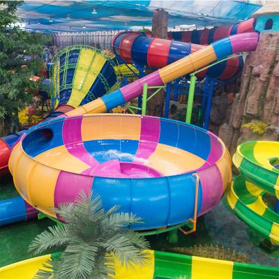 China WM Fiberglass Use Water Park Equipment Fiberglass Water Slide Manufacturer for sale