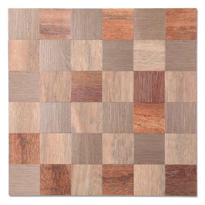 China Factory Sale Waterproof Aluminum Peel And Stick Mosaic Tile Stick On Kitchen Backsplash Panel Sheet Compound Papel Adhesivo Para Peeled for sale