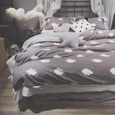 China China cheap 100% polyester instagram style disposable bedding set for sale